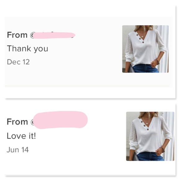 Button Detail Long Lace Sleeve V-Neck Casual White Tee Shirt - Picture 8 of 10